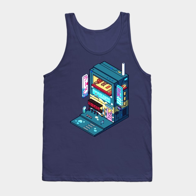 Cyberpunk Soymilk Tank Top by seerlight